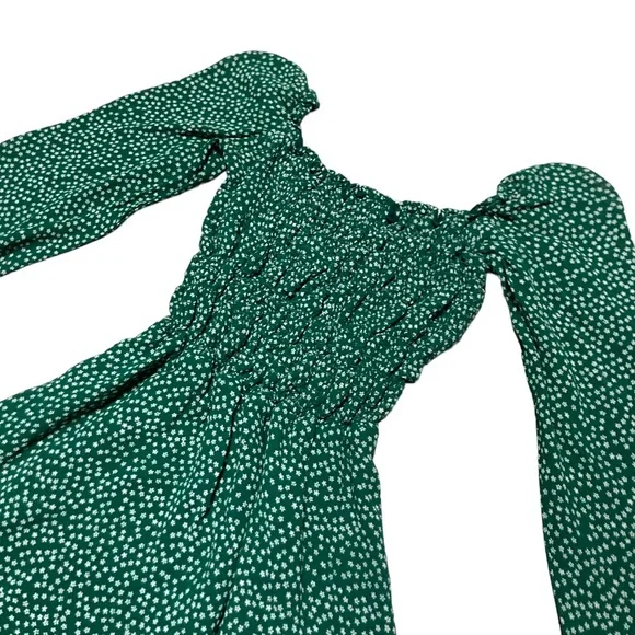 Reformation Green Mini Dress - Picture 6 of 9